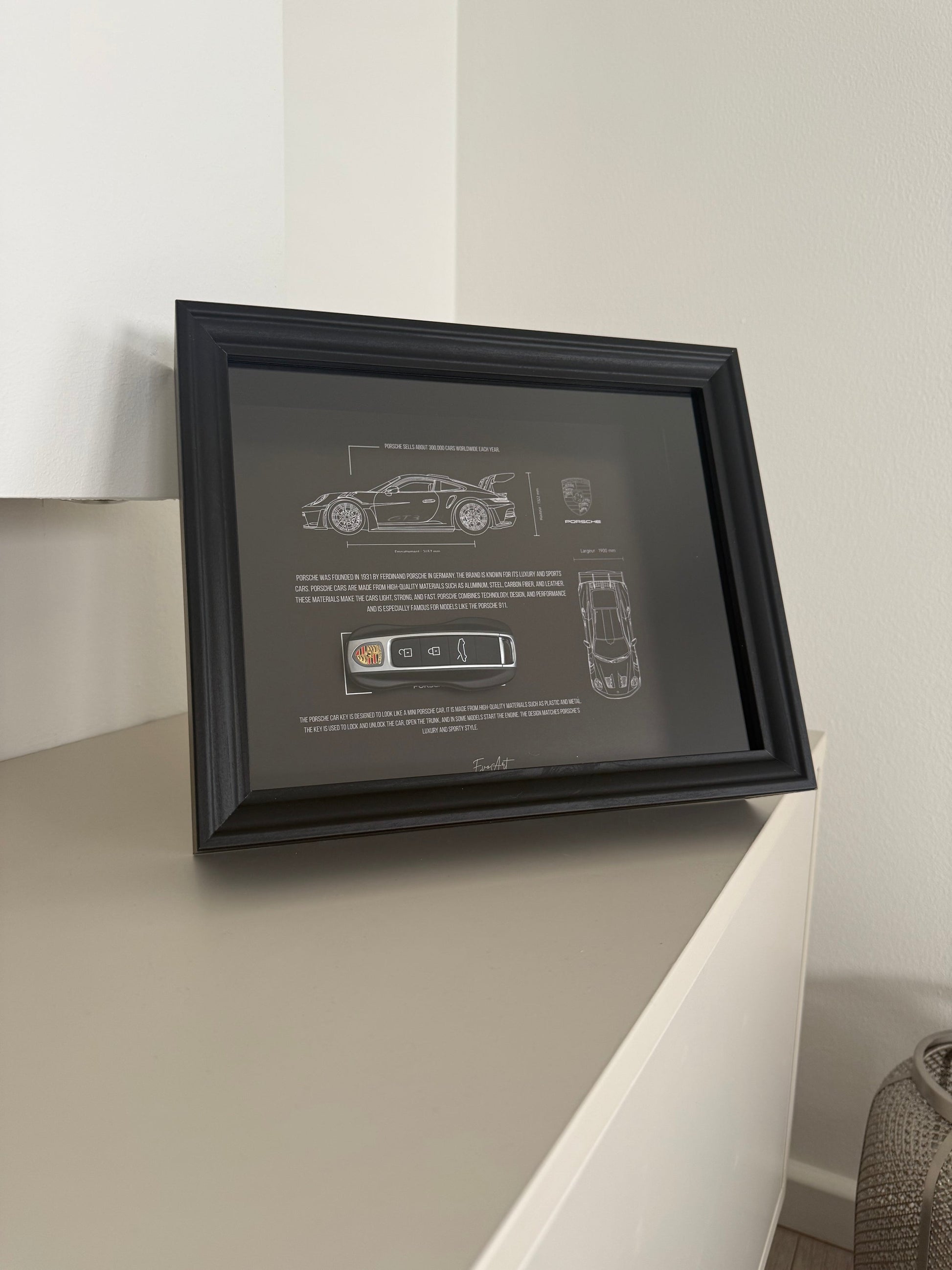 911 GT3 RS Blueprint and key frame
